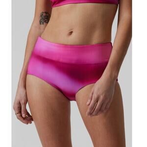 NWT Athleta Malibu Swim Boyshort - SMALL - surf blur fuchsia - SMALL